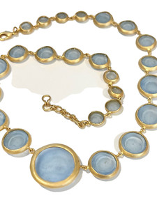 MIchael Vincent Michaud LIGHT BLUE BUBBLE NECKLACE 4005