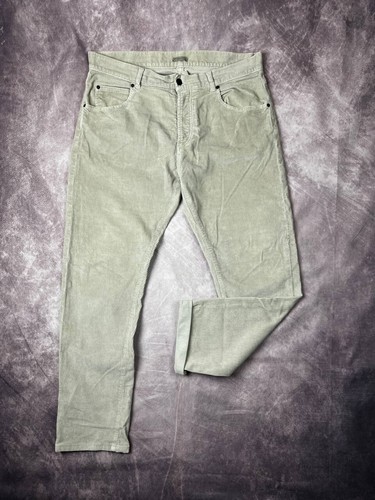 Pantalone uomo Bottega Veneta beige in velluto a coste taglia 50 M L