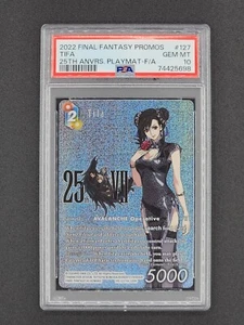 Tifa Final Fantasy TCG 25th Anniversary Promo PR-127 Full Art Foil PSA 10 - Picture 1 of 2