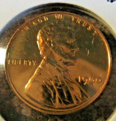 1960 SMALL DATE U.S. PROOF LINCOLN CENT   NNH Cover