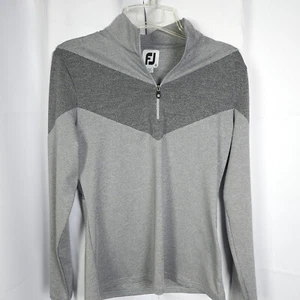 FootJoy Womens Small Gray Grey Engineered Jersey 1/4 Zip Pullover Sweatshirt - Picture 1 of 9