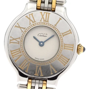 CARTIER Must21 W10051F4 beige Dial Quartz Ladies Watch_870023 - Picture 1 of 6