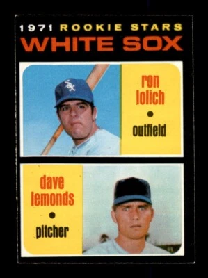 1971 OPC O-Pee-Chee Baseball #458 Rookie Stars White Sox EX/MT - Image 1 of 2