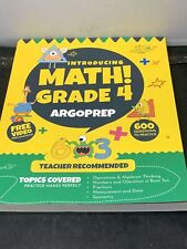 Introducing MATH Grade 4 by ArgoPrep: 600 Practice Questions Com