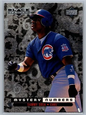 /1600 1999 Upper Deck Black Diamond - Mystery Numbers #M16 Sammy Sosa - Image 1 of 2