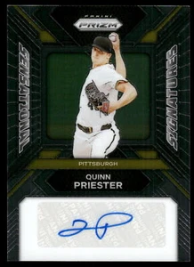 2024 Panini Prizm Baseball QUINN PRIESTER SENSATIONAL SIGNATURE AUTO A #SS-QP - Picture 1 of 2