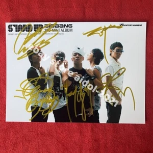 Bigbang G-Dragon TOP Group Autographed Signed Photo K-POP Collection 5*7 2025B - Picture 1 of 1