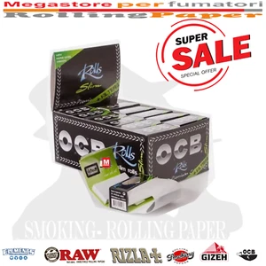 OCB Rolls Premium King Size Slim + Filtri Carta – 24 Rotolini Lunghe - Photo 1 sur 2