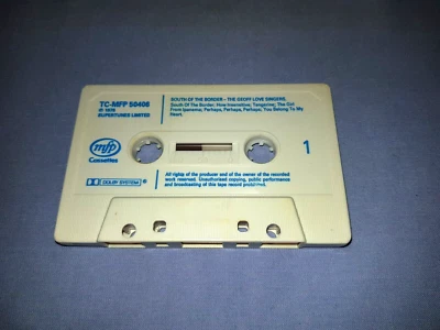 THE GEOFF LOVE SINGERS SOUTH OF THE BORDER CASSETTE TAPE ALBUM (NO INLAY #68) - Image 1 of 2