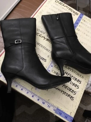 NUEVO EN CAJA $180 Botas de cuero Rockport K62669 para mujer cómodas ansia lisas botas altas Foto 1 de 4