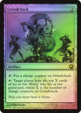 GRINDCLOCK (Foil) - MTG Scars of Mirrodin Foil Rare Artifact