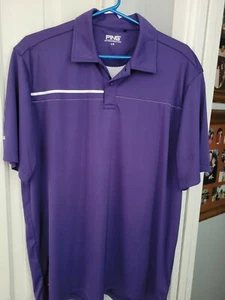PING GOLF SHIRT...SIZE LARGE...MINT CONDITION..PURPLE - Picture 1 of 4
