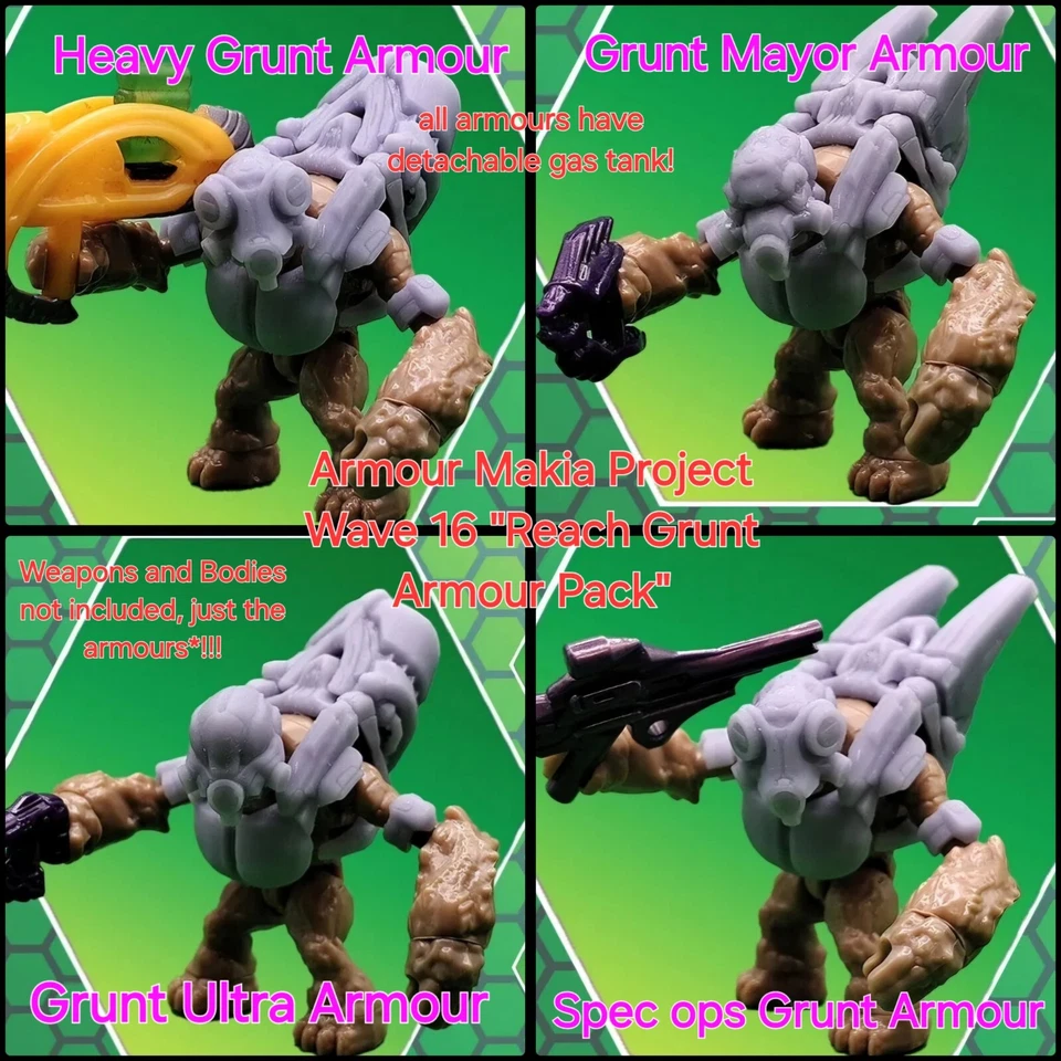 ARMADURA MAKIA PROJECT WAVE 16 REACH GRUNT ARMADURAS, ULTRA, MAJOR, HEAVY & SPEC OPS Foto 1 de 2