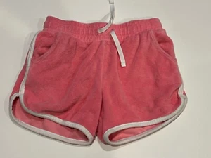 Cat & Jack Girl's Pink W/ White Trim Shorts Elastic Waist W/ Drawstring - M (8) - Picture 1 of 2