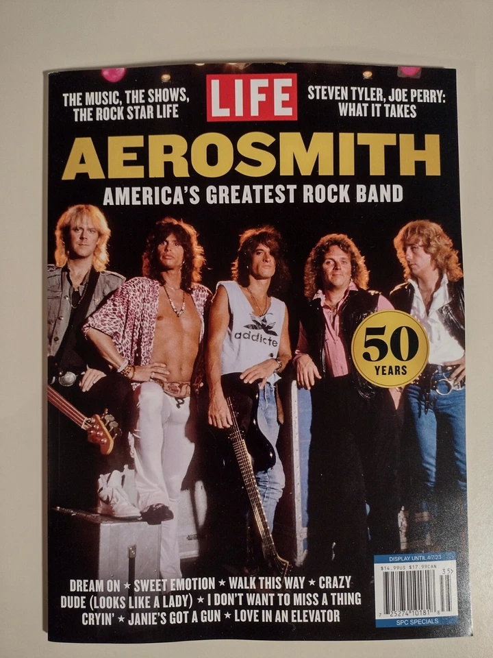 LIFE MAGAZINE 2023 AEROSMITH AMERICA'S GREATEST ROCK BAND 50 YEARS LIFE &LEGEND  - Image 1 of 1