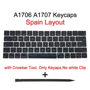 Spanien Tastatur Tastenkappen für Macbook Pro Retina 13"" A1706 15"" A1707 2016 2017 - Bild 1 von 6