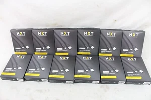 12 NEW NIB NXT Technologies Lightning Charging Black Cable 6' iPhone iPad ZZ - Photo 1 sur 8