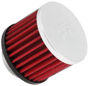 62-1440 K&N Breather 1-3/8" VENT, 3"D, 2-1/2"H, CHROME TOP - Picture 1 of 1