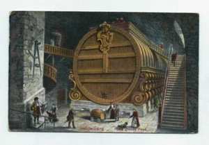 Heidelberg Germany Das Grosse Fass. Large Cask Barrel Vintage Postcard GC - Picture 1 of 2