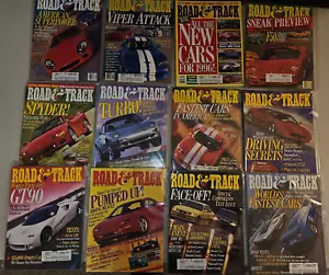 Road & Track Magazine 1995 (Lot of 12) Jan-Dec, Full Year, set run - Picture 1 of 7