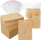 Earring Cards Necklace Display Cards with Bags150 Earring Display Cards 150 Pcs