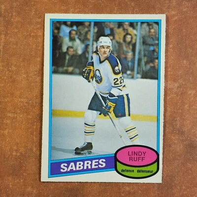 2-12-16 PWE. 1980-81 opc o-pee-chee #319 lindy ruff rc rookie READ - Image 1 of 2