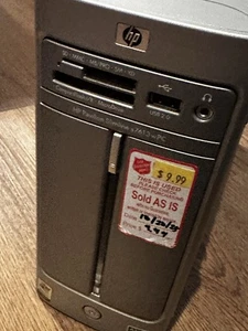 PC de escritorio HP Pavilion Slimline s7613w - Encendido, sin cable de alimentación, vintage - Imagen 1 de 9