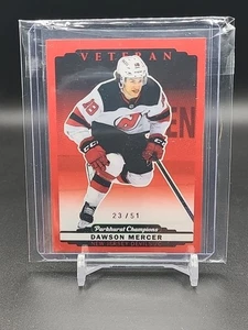 2022-23 UD Parkhurst Champions Veteran Red Dawson Mercer /51 New Jersey Devils - Bild 1 von 1