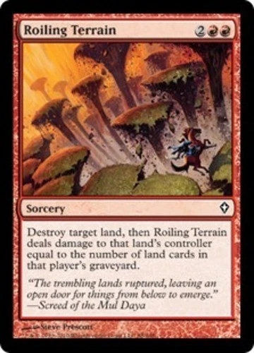 Roiling Terrain - Worldwake #88/145 MTG Magic The Gathering - Image 1 of 1