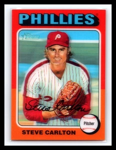 💥 2024 Topps Heritage 1975 Topps 3D Steve Carlton Phillies SSP Case Hit #753D-6 - Bild 1 von 2