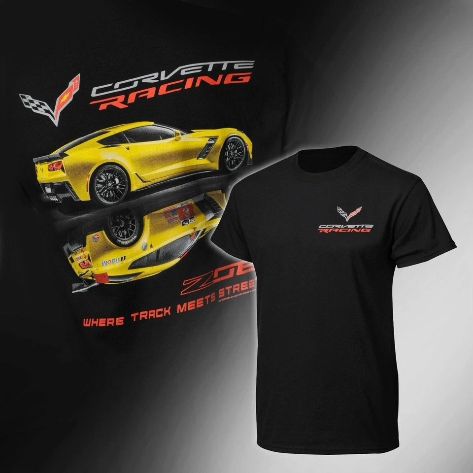 Camiseta 2015-2019 C7 para hombre Where Track Meets Street Corvette Racing Z06 630899 Foto 1 de 1