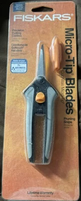 Cuchillas de micropunta FISKARS agarre suave cuchillas de acero endurecido recortes florales modelo 9921 Foto 1 de 2
