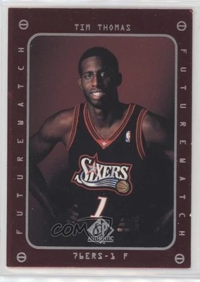 1997-98 SP Authentic Tim Thomas #172 Rookie RC - Image 1 of 2