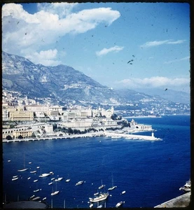 Port Hercules Monte Carlo Monaco - 1951 Stereo Realist 3D Slide #1951 - Picture 1 of 3