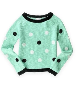 Justice Girls Polka Dot Sequin Knit Sweater - Picture 1 of 2