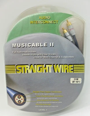 Straightwire Musicable II RCA 3 meter Pair - Image 1 of 3