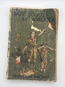 BSA Boy Scouts Handbook For Boys 27th Edition 1923 Paperback. (UB) - Picture 1 of 16