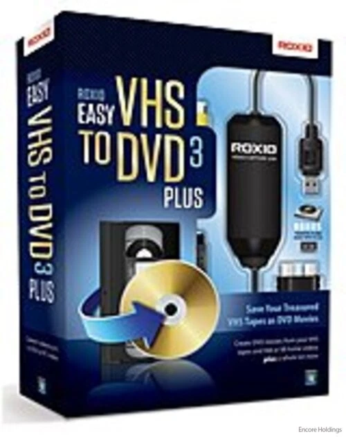 Roxio VHS-DVD V.3 Plus for PC - Complete Package - 1 User 251000 - Image 1 of 1