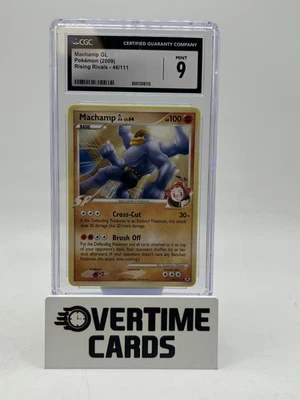 2009 Pokemon Rising Rivals Machamp GL 46/111 CGC 9 - Image 1 of 2