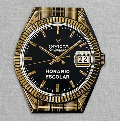 Vintage Invicta Switzerland watches school timetable / Horario escolar - Image 1 of 4