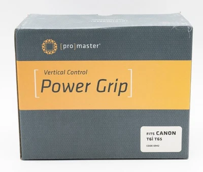 Empuñadura eléctrica Promaster 6942 para Canon T6i y T6S - Caja abierta Foto 1 de 4