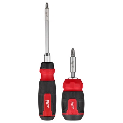 Milwaukee 48-22-2906 14-in-1 Ratcheting Screwdriver and 8-in-1 Screwdriver -2 PC - Image 1 of 4
