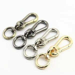 1 Piece New Tail Ring Spring Buckle Key Ring Lobster Clasp Dog Clasp Key Holder - Picture 1 of 10