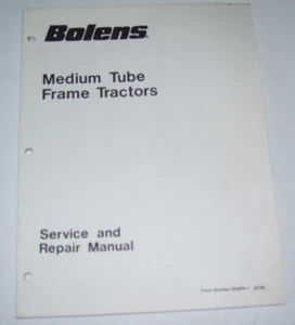 BOLENS MEDIUM TUBE FRAME TRACTORS 600 650 800 SERVICE MANUAL 1978 Specifications - Picture 1 of 2