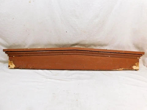 1880's Antique DOOR PEDIMENT Lintel Header VICTORIAN Style Crown Molding ORNATE Cover