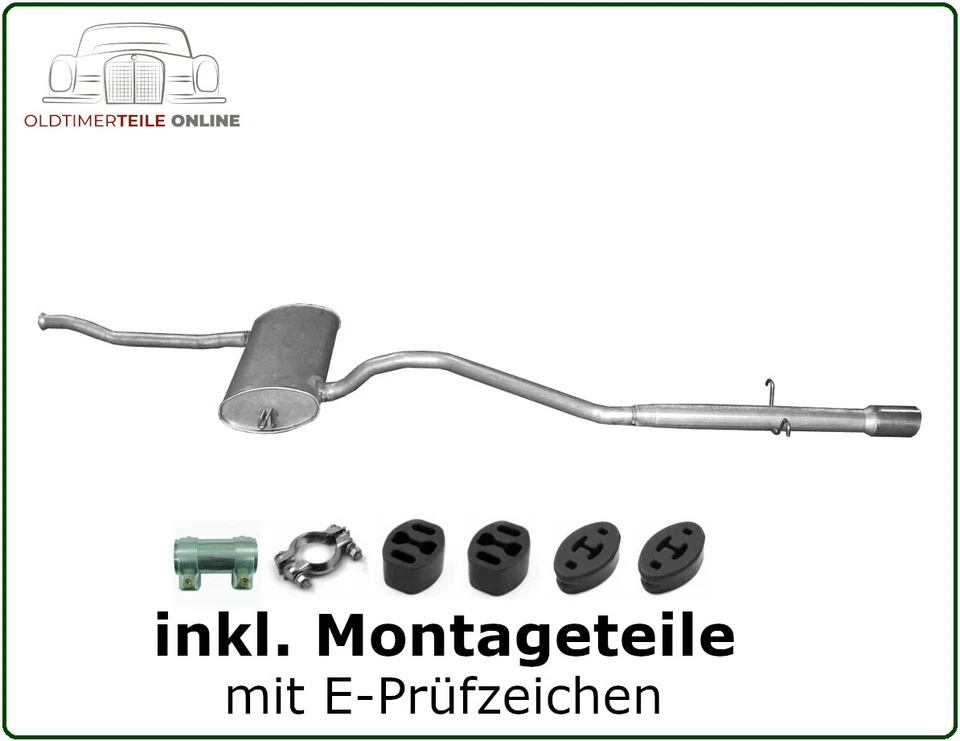 Silencieux Neuf pour Volvo 850 2.4 / 144PS+Break Silencieux Échappement - Photo 1/1