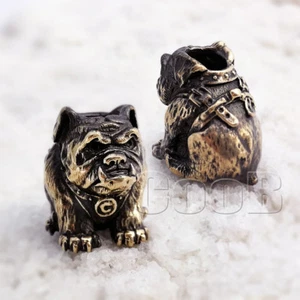 EDC Paracord Bead Beads Charm BULLDOG for Bracelet Knife Lanyard KeyChain CooB - Picture 1 of 5