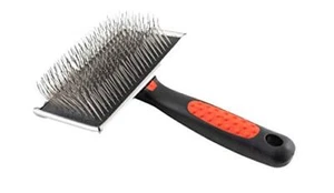 Paw Brothers Extra Long Pin Flat Slicker Brush for Dogs, Professional Grade, - Picture 1 of 6