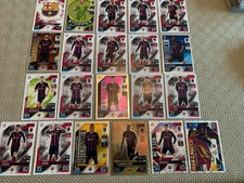 MATCH ATTAX 2022/23 FC BARCELONA 21 CARD SET INCLUDING GOLD LIMITED EDITION