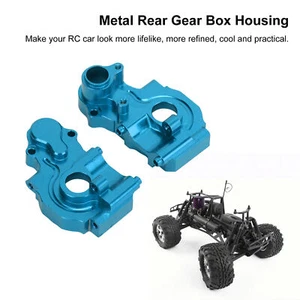 RC Metal Rear Gear Box Housing Cover For LOSI Mini‑T 2.0 2WD 1/18 RC Car(Blue) - Picture 1 of 12
